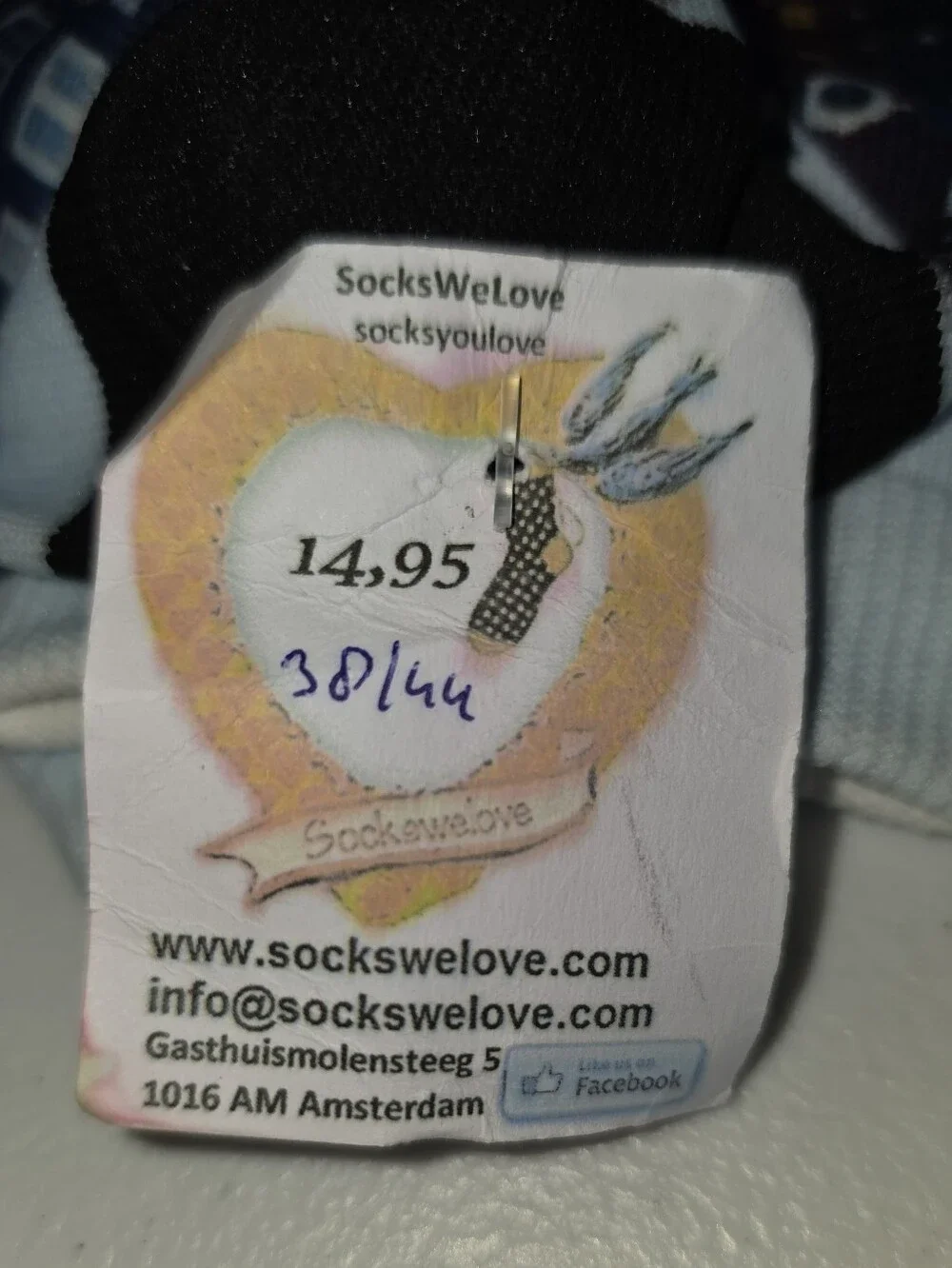 BICYCLE RIDING; In Amsterdam Holland Print SocksSocksWeLove Boutique M 38-44